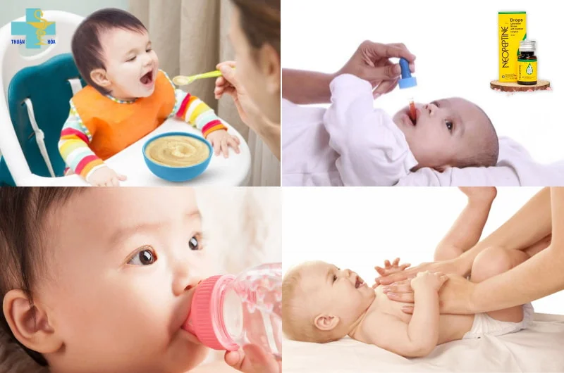 Trẻ sơ sinh đi ngoài phân sống